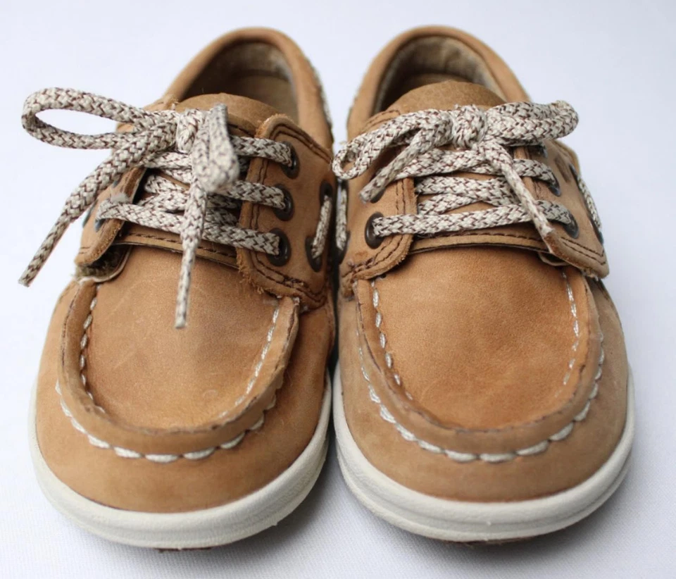 Sapatos de barco Sperry infantil menino Gamefish júnior MP7 bronzeado escuro tamanho EUA: 5,5 M Reino Unido: 4,5 - Imagem 4 de 4