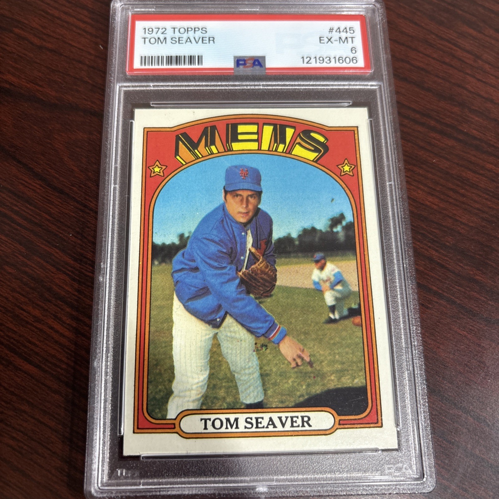 1972 Topps Tom Seaver PSA 6 Mets #445