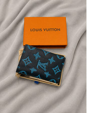 Louis Vuitton Men&rsquo;s Black & Turquoise Monogram Pocket Organizer