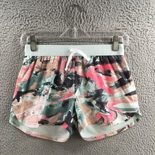 Under Armour Running Shorts Youth L Multicolor Abstract Print HeatGear Loose