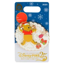 Disney Winnie the Pooh and Piglet Holiday Pin 2025 Limited Edition  2300