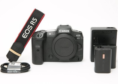 Canon EOS R5 Mirrorless Camera (Body Only) 45MP Full-Frame CMOS Sensor, 8K30 Raw