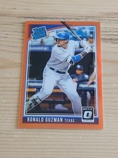 2018 Panini Donruss Optic Ronald Guzman Rookie Orange Prizm #101/199 #49