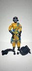 Vintage 1989 Hasbro G.I. Joe Cobra Frag Viper action figure near complete