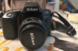 Nikon N70 35mm Film SLR Camera with 35-80mm Lens