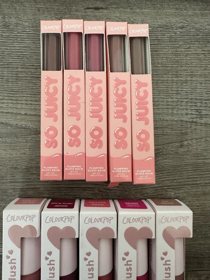 Colourpop Set - Aceite Labial So Juicy y Bálsamo Brillo + Rubores Líquidos: ¡NUEVO! Foto 4 de 4