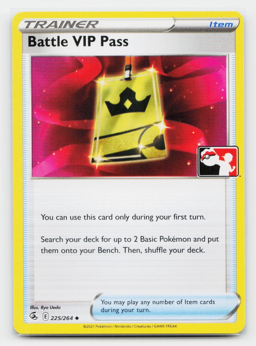 Battle VIP Pass Uncommon Prize Pack Series Cards 225/264 Pokemon TCG