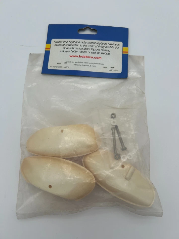 HOBBICO FLYZONE - WHEEL PANTS (3) FOR SKY PILOT RC - #HCAA3526 - NOS - NIP - Image 2 of 2