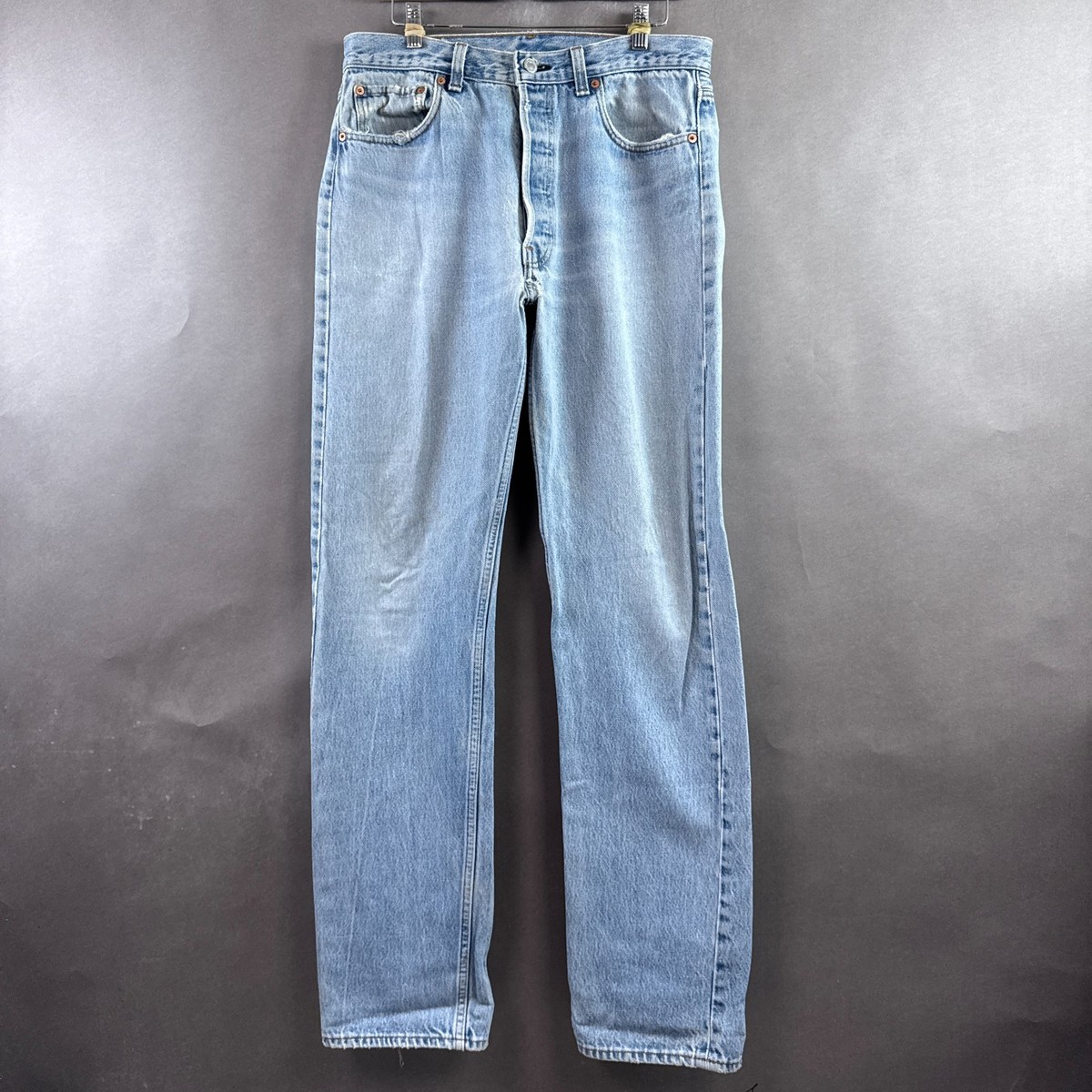 Vintage Levis 501 Jeans Mens 32x36 Blue 90s Made USA Pants