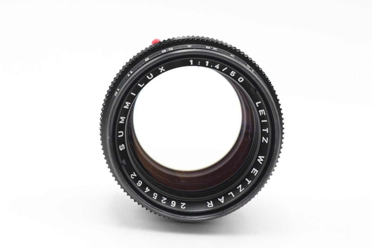 N MINT ] Leica Leitz Wetzlar Summilux M 50mm f/1.4 Lens 2nd Black