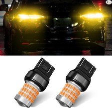 7443 7440 LED Bulb for Reverse Lights, 2024 Upgraded Super Brigh Color: Yellow