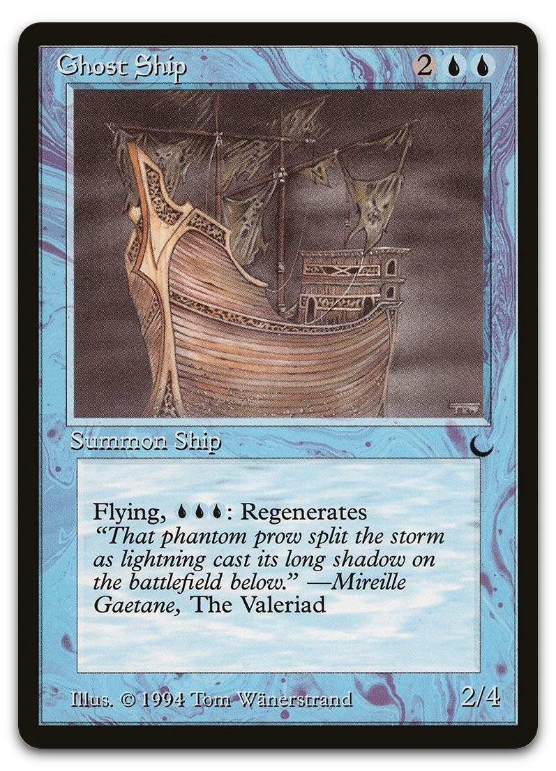 Ghost Ship (NM) The Dark DRK Magic MTG