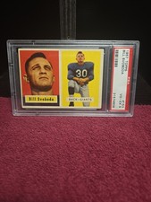 1957 Topps - Bill Svoboda #153 (RC) PSA 4 VG-EX Football FB New York Giants