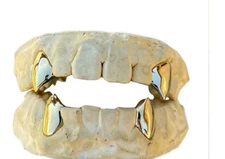 CUSTOM FANG GRILLZ Top and Bottom Grill Set