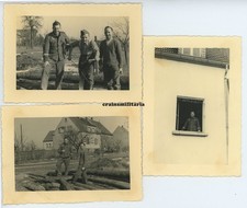 3x Orig. Foto KIA Spiess 268.ID en GERSBACH b. Pirmasens 1940 Lagarde Francia