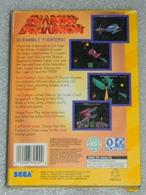 SEGA Genesis Game Shadow Squadron in Box with Manual Tested