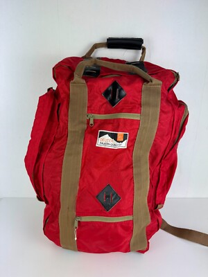 Vintage Deuter Tauern Qualität Rucksack Tasche 70er 80er Jahre Wandern rot