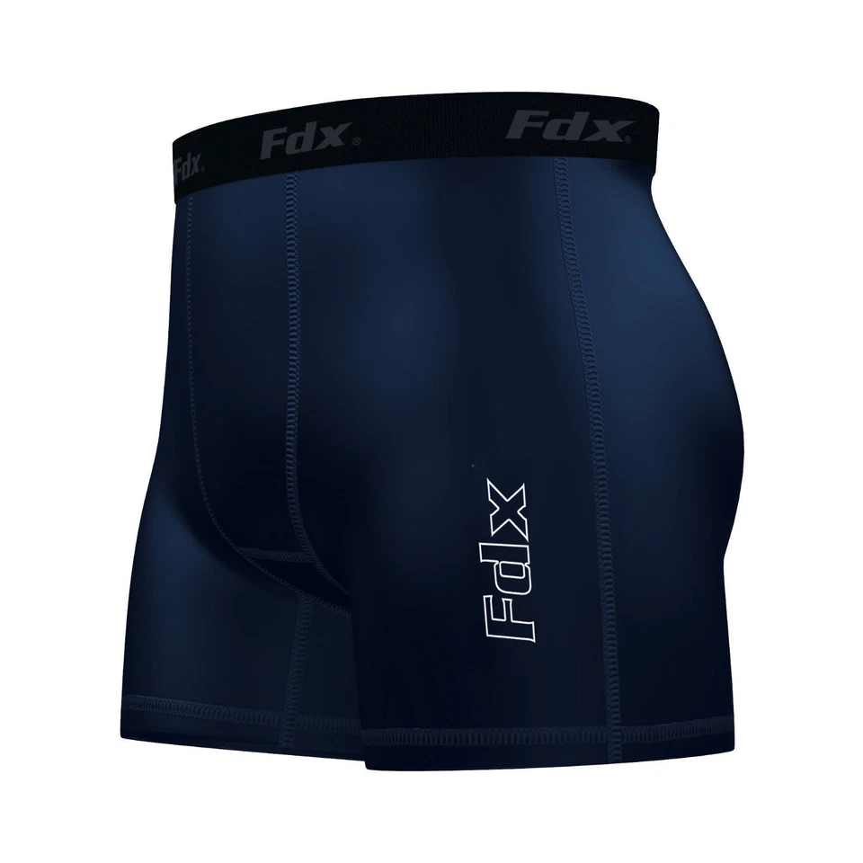 FDX Mens Compression  Boxer Shorts Base-layers Sports Briefs skin fit gym pants - image 2 of 4