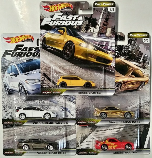 Hot Wheels Premium 2020 Fast and Furious Fast Tuners Set 1 to 5 | eBay