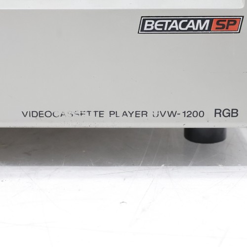 SONY BETACAM SP UVW-1200 COMMERCIAL VIDEOCASSETTE RECORDER T4-D15 - Picture 5 of 8