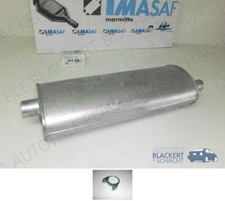 IMASAF Auspuff Mitteltopf + Schellen für Jeep Grand Cherokee II 4.0 4x4