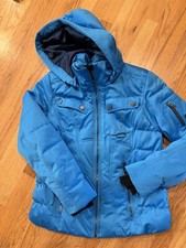 Obermeyer Leighton Insulated Ski Jacket Teal Sz 10