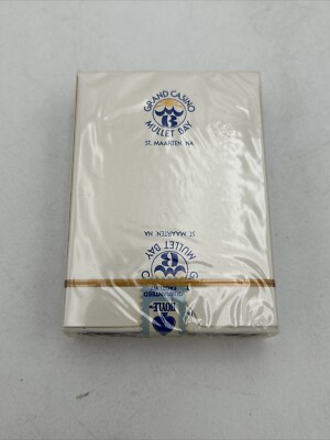 Vintage Grand Casino St. Maarten Poker PGC Playing Cards Hoyle - New Sealed