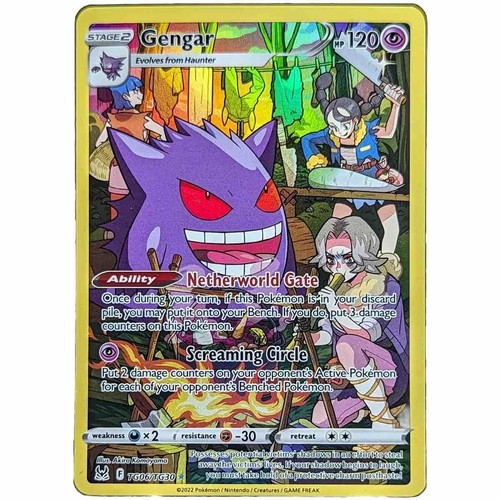 TAG 10 GEM MINT | Gengar #TG06 Lost Origin Trainer Gallery