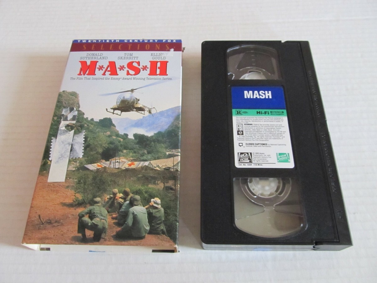 VHS MASH SELECTION, TWENTIETH CENTURY FOX **** TESTED
