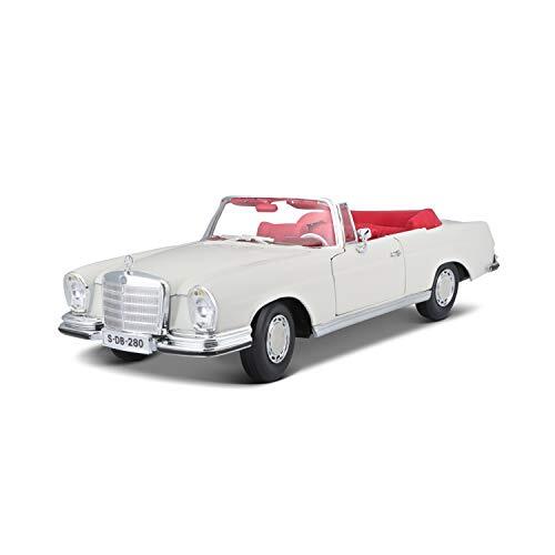 Maisto Mercedes 280se, Modellauto Mit Federung, Maßstab 1:18, Türen