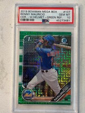 RONNY MAURICIO 2019 Bowman 1st Chrome PSA 10 Green Mega Box Refractor # 59/99