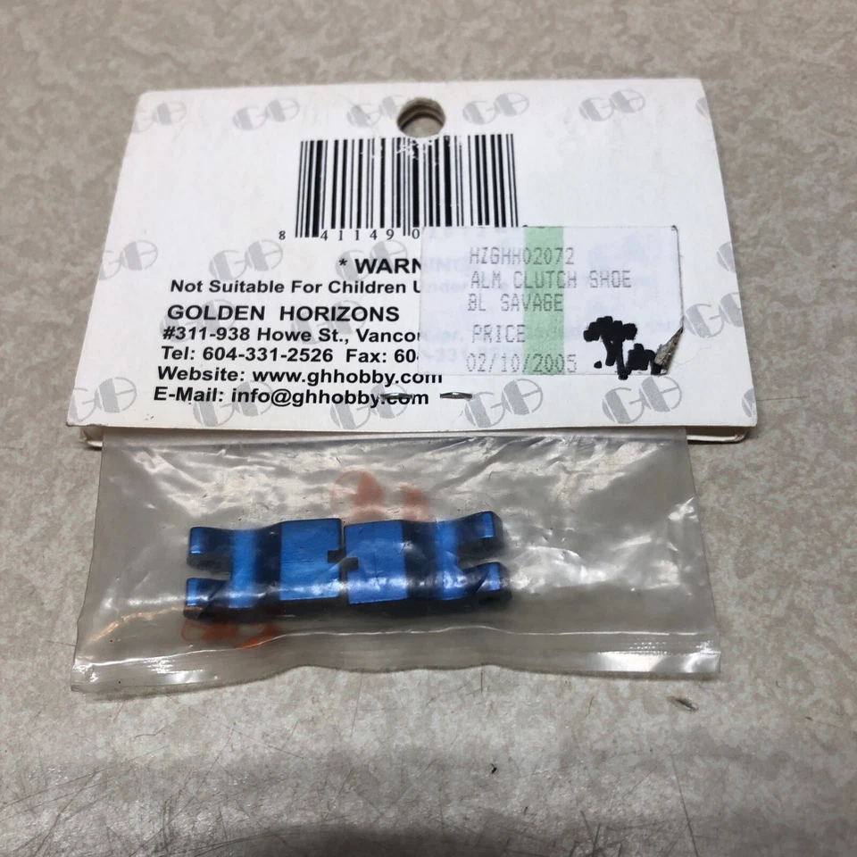 ZAPATOS DE EMBRAGUE Golden Horizons HPI 7075-T6 Aluminio Para Savage 21 O 25ss Nuevos en Paquete Foto 2 de 2