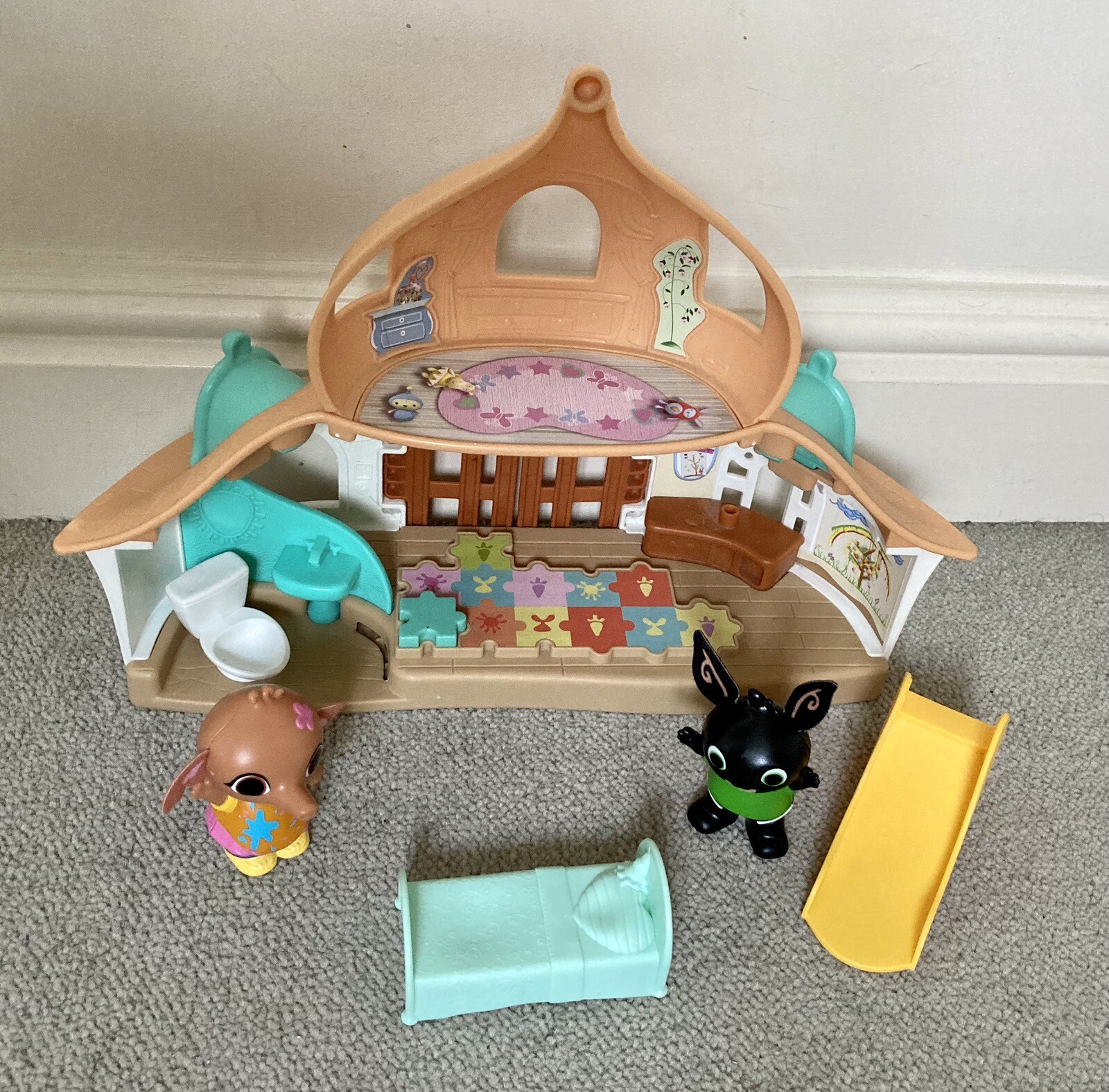 Bing Bunny Sula's House Toy Playset Complete With Figures
