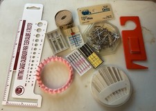 Sewing Needles - Machine And Hand- And Other Supplies Mixed Lot