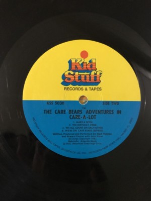 The Care Bears Adventures In Care-A-Lot LP Kid Stuff Records Ships