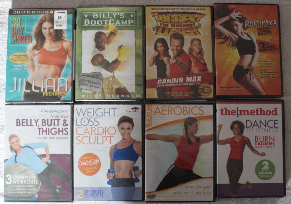 NEW workout DVD lol dance Tae Bo cardio Biggest Loser Method Acacia weight