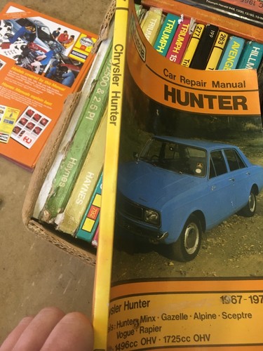 Autodata Chrysler Hunter, Minx, Gazelle, Alpine, Sceptre, Vogue & Rapier Manual - 第 2/5 張圖片