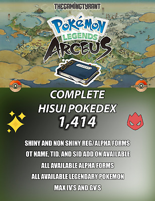 New Update] Pokemon Legend Arceus gba Rom hack 