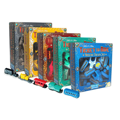 Ticket To Ride: 20th Anniversary Deluxe Train Set (Set of 5) Days of Wonder