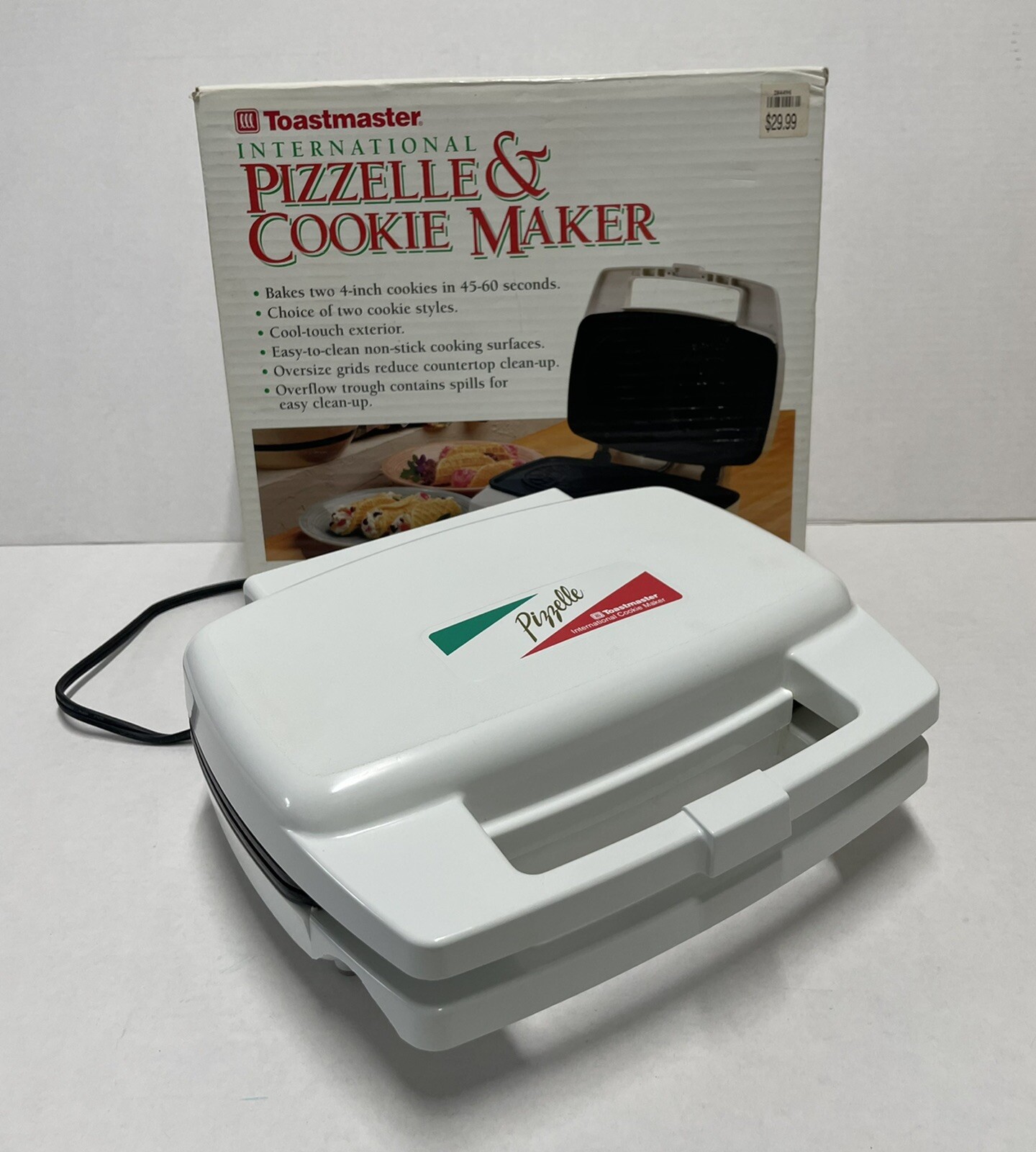 toastmaster pizzelle and cookie maker