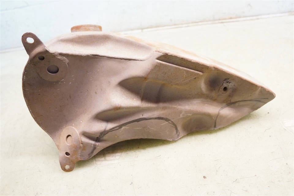 Harley Flathead UH ULH Knucklehead Panhead EL FL UL OEM tanque de gasolina derecho *2502A Foto 3 de 4