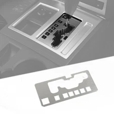 Gear Shift Panel Cover Trim Panel Silver for 2007-2012 Dodge Nitro Jeep Liberty