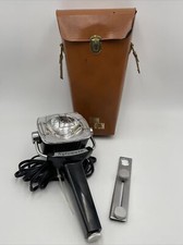 Vintage SG50 Sylvania Sun Gun Camera Movie Light With Bracket And Leather Case