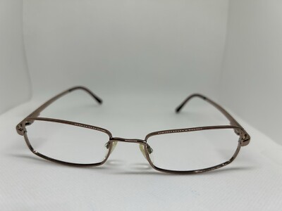 Fendi eyeglass frames F550 52-18-135 antique rose Italy vintage 90s rare chevron