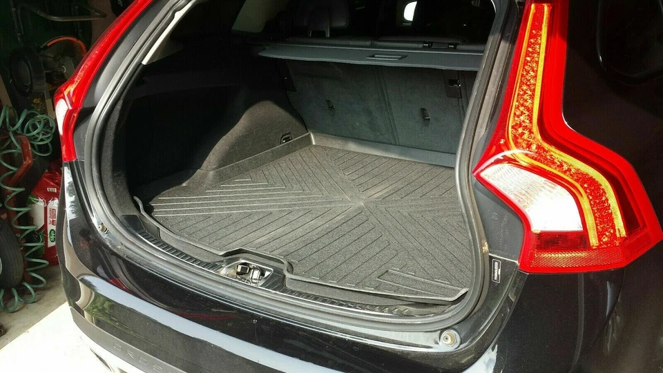 Alfombrilla de almohadilla para bandeja de maletero trasero de carga para VOLVO V60 2015-2018 Foto 3 de 4