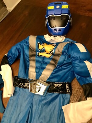 Masque Power Ranger Bleu Officiel Funidelia – Accessoire Déguisement Enfant Super Héros Pour Carnaval, Halloween Ou Anniversaire Masque Carnaval Halloween