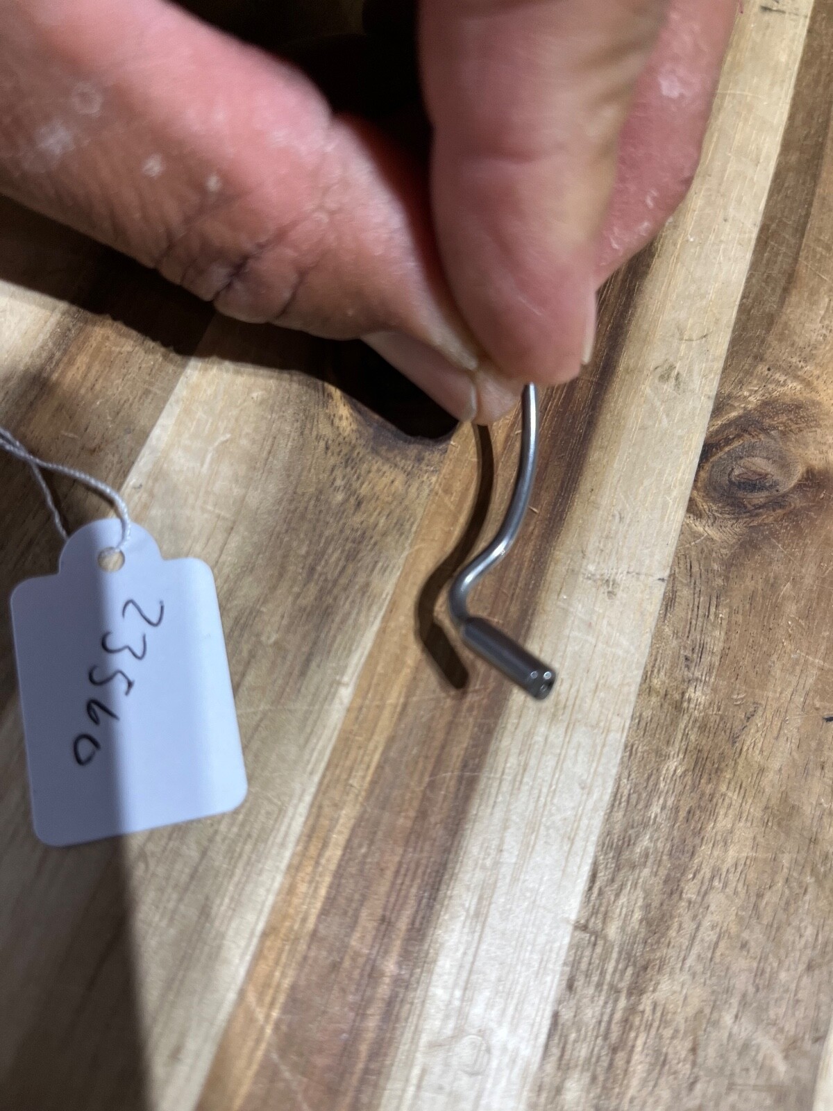 Vintage Airex Bache Brown Spinter fishing reel bail  (23560)