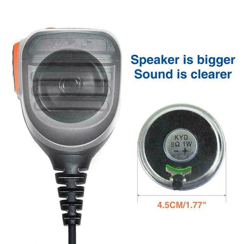 Hand Speaker Microphone PTT For Baofeng UV-9R PLUS BF-A58 Radio Walkie Talkie A - Zdjęcie 9 z 10