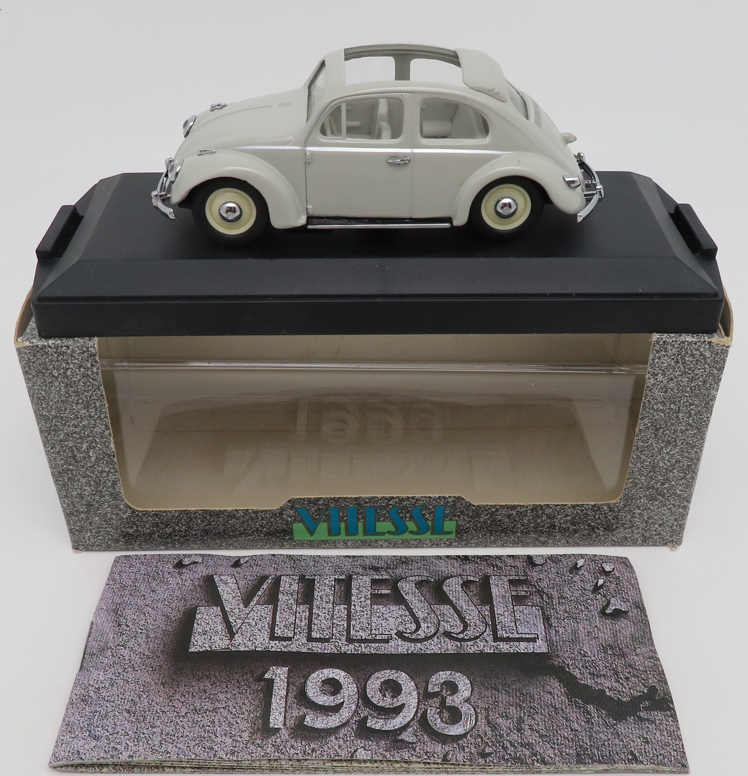 VITESSE VW VOLKSWAGEN 1200 COX COCCINELLE OPEN 1959 #002 box 1/43 + catalogue
