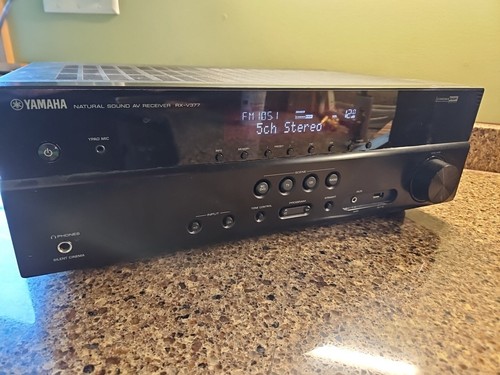 Yamaha Receiver RX-V377 5.1 Channel Home Theater HDMI AV No Remote - Picture 4 of 11